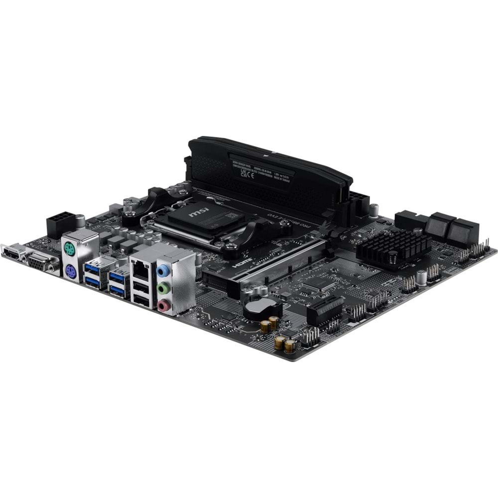 MSI PRO B850M-E EVO DDR5 HDMI-DP PCIE 5.0 AM5 mATX