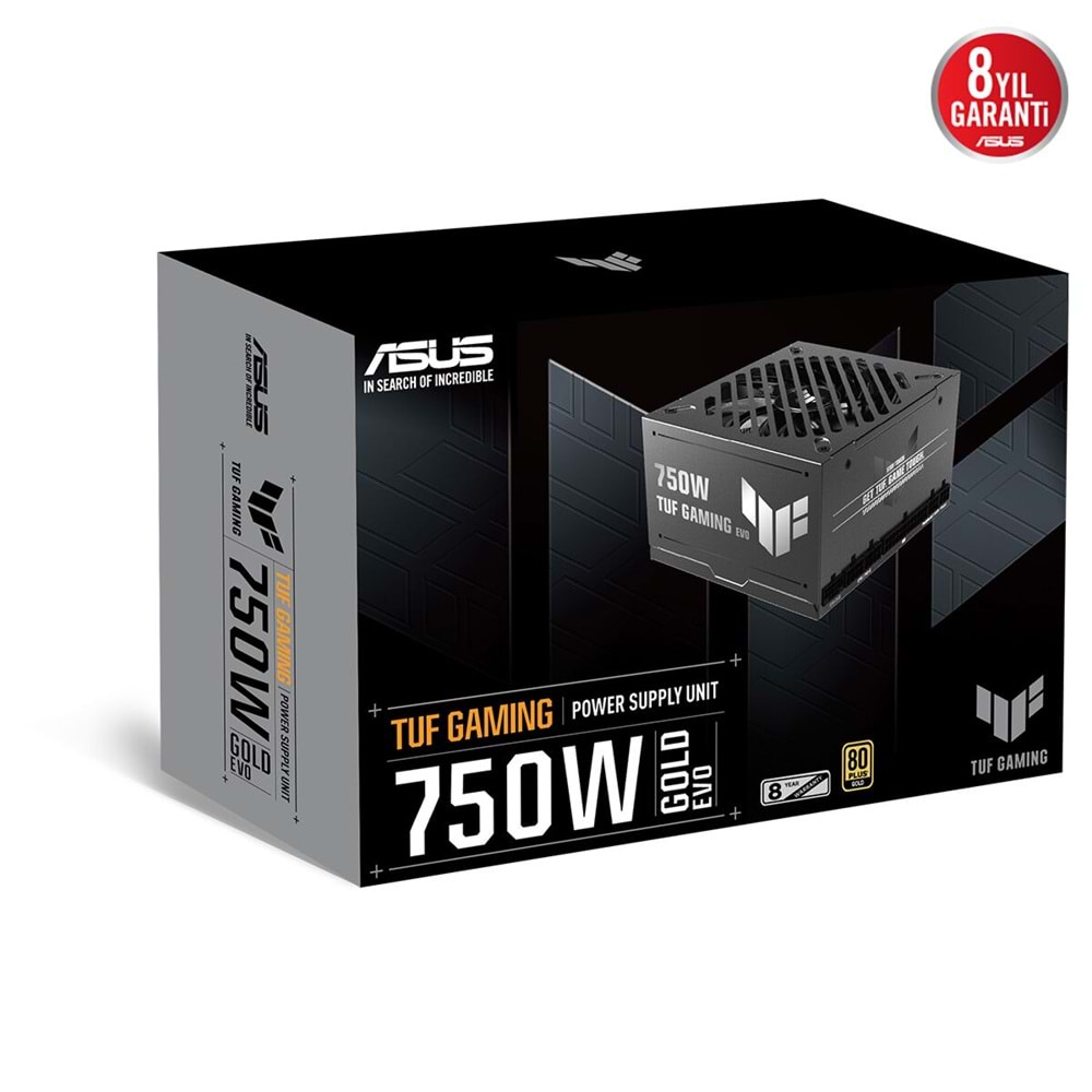 ASUS 750w 80+ Gold TUF GAMING 750G EVO Tam Modüler Power Supply / 90YE00SB-B0NA00