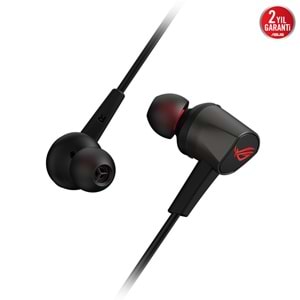 ASUS ROG Cetra II Core 90YH02V1-B2UA00 3.5mm 9.4mm Sürücü Mikrofonlu Siyah Kulak İçi Oyuncu Kulaklığı / 90YH02V1-B2UA00