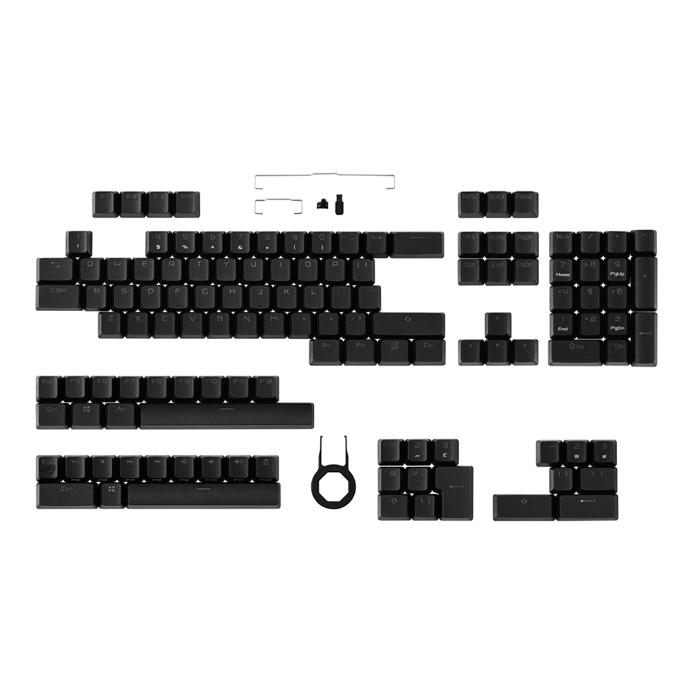 ASUS ROG PBT Keycap Set AC03 90MP0280-BAUA00 124 Tuş PBT Doubleshot Mekanik Klavye Tuş Seti