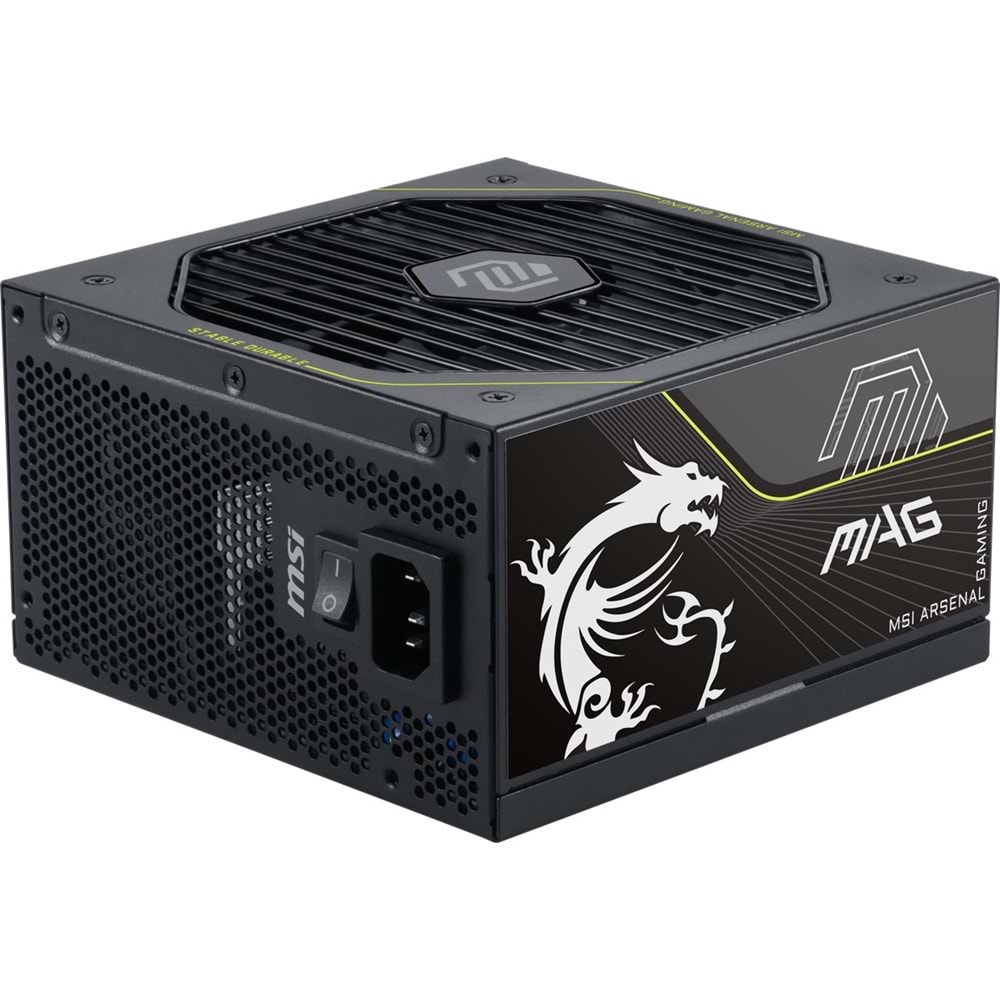 MSI 1200W 80+ PLATINUM MAG A1200PLS PCIE5 Tam Modüler Power Supply