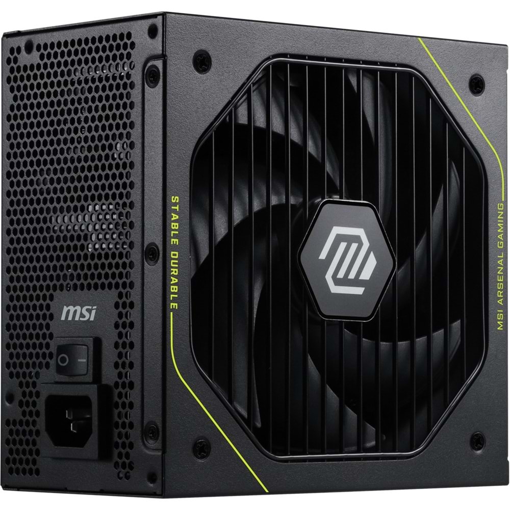 MSI 1200W 80+ PLATINUM MAG A1200PLS PCIE5 Tam Modüler Power Supply