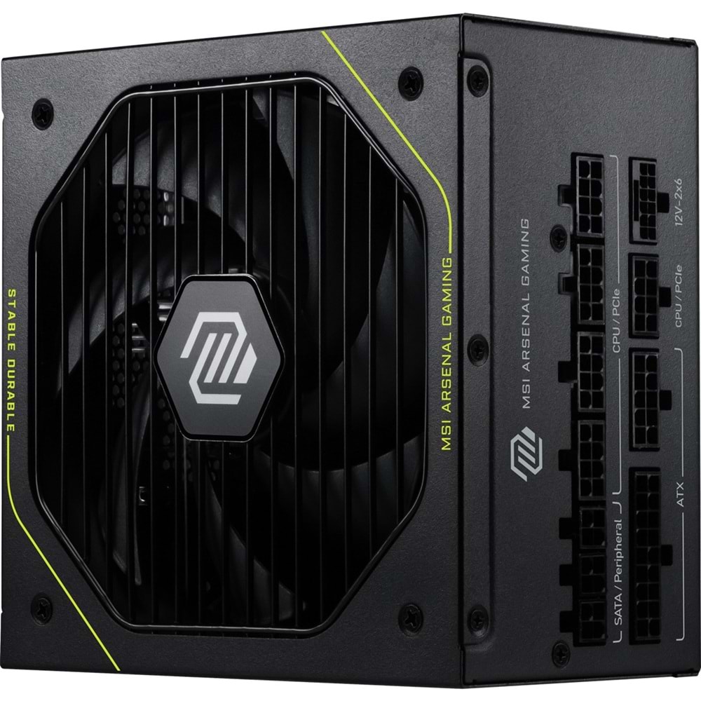 MSI 1200W 80+ PLATINUM MAG A1200PLS PCIE5 Tam Modüler Power Supply