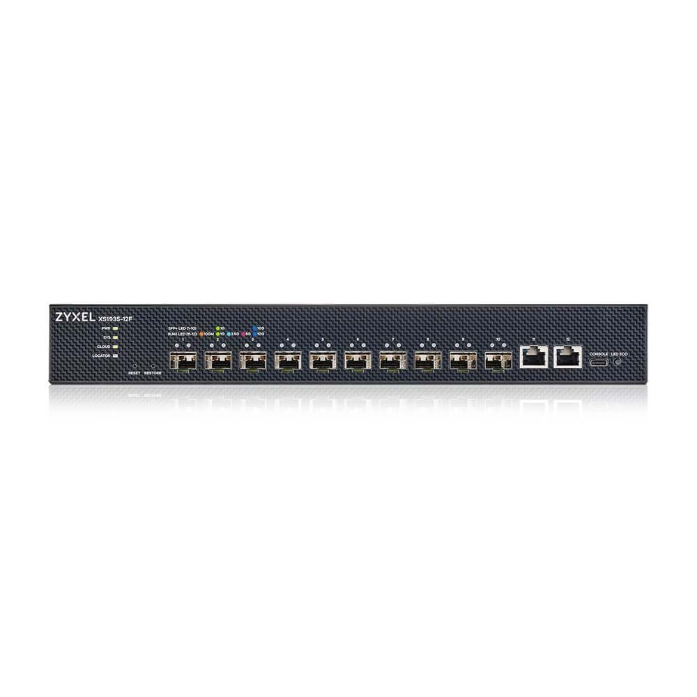 ZYXEL 10-10GbE SFP+ / 2-10GbE Uplink Layer 3 Yönetilebilir Switch XS1935-12F