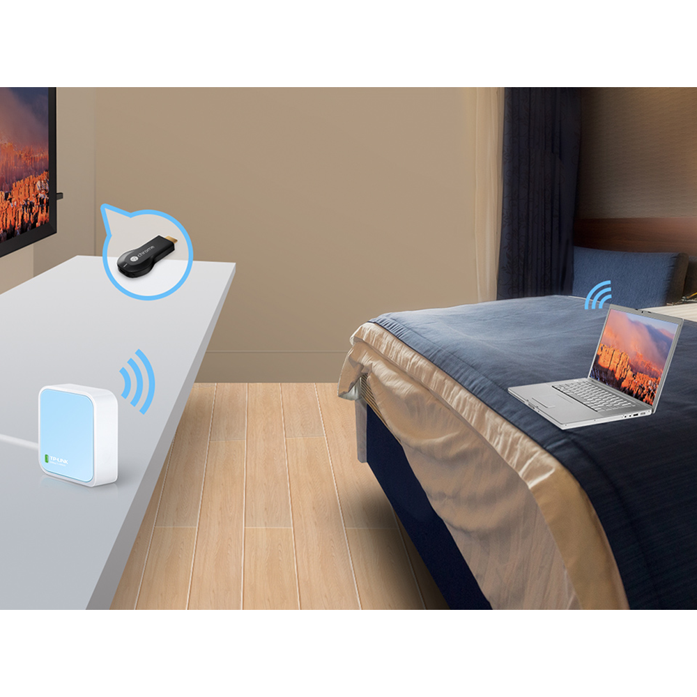 TP-LINK TL-WR802N N300 2.4GHZ Mesafe Genişletici EV Ofis Tipi Access Point Router