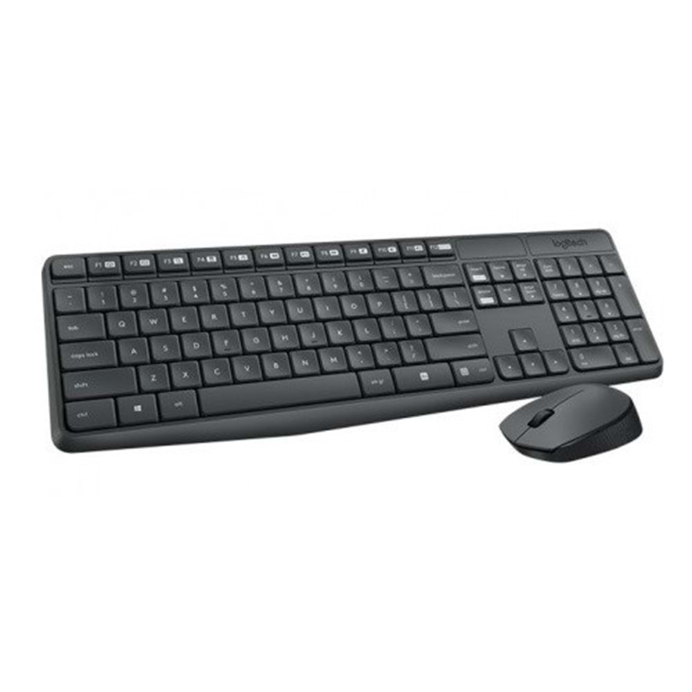 LOGITECH MK235 Kablosuz Q Trk Siyah Klavye - Mouse Set (920-007925)