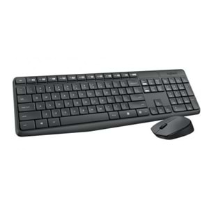 LOGITECH MK235 Kablosuz Q Trk Siyah Klavye - Mouse Set (920-007925)