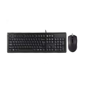 A4TECH KR-9276 Kablolu USB Q Trk Siyah Klavye - Mouse Set