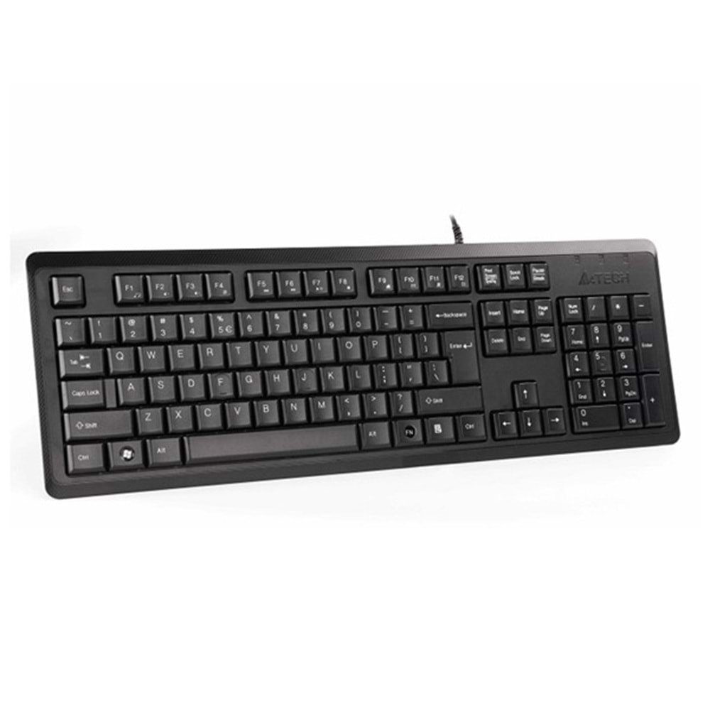 A4TECH KR-92 Kablolu USB Q Trk Siyah Klavye 