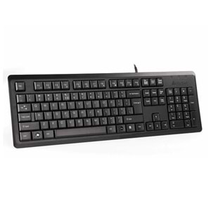 A4TECH KR-92 Kablolu USB Q Trk Siyah Klavye 