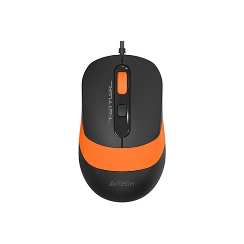 A4TECH FM10 Kablolu USB 1600dpi Siyah/Turuncu Mouse