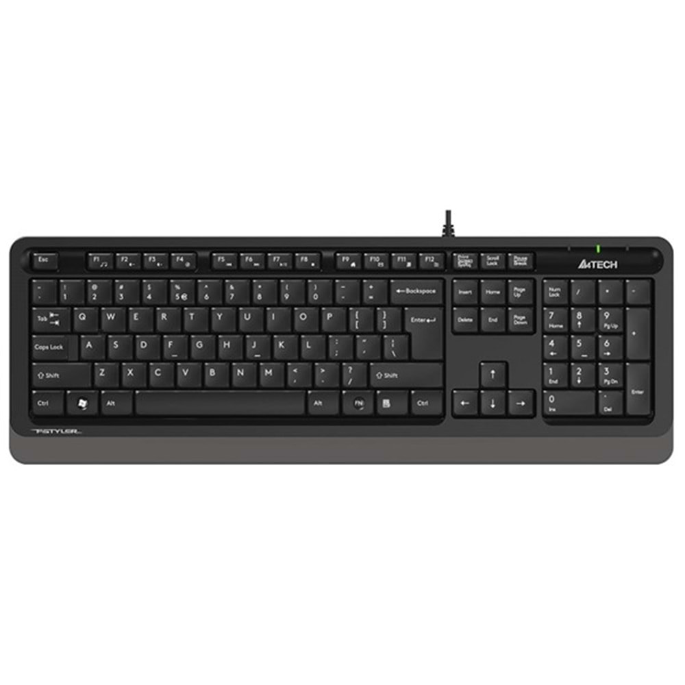 A4TECH FK10 Kablolu USB Q Siyah/Gri Klavye