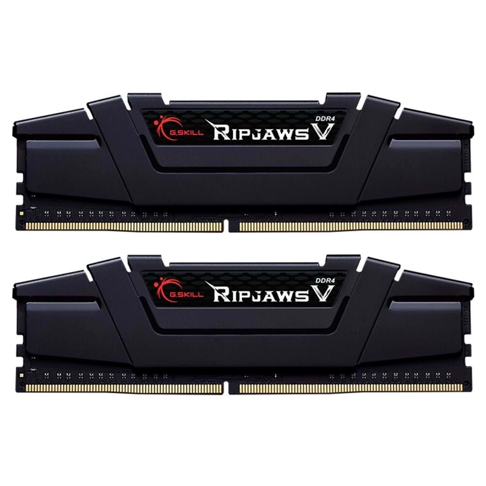 GSKILL 32GB (2X 16GB) DDR4 3600MHZ CL18 DUAL KIT PC RAM RIPJAWS V F4-3600C18D-32GVK