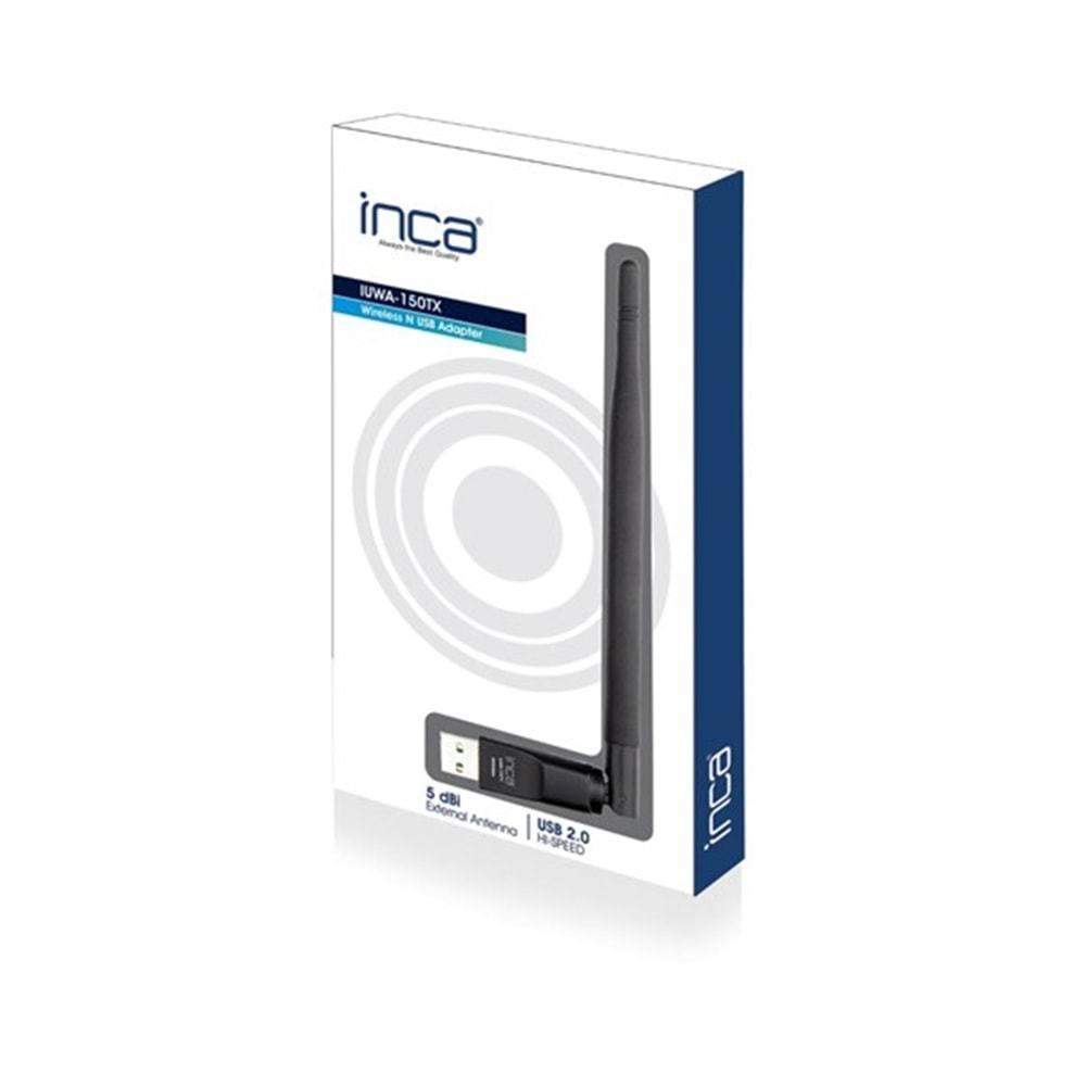 INCA IUWA-150TX N150 2.4ghz USB Kablosuz Adaptör