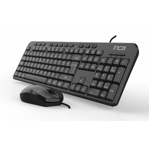 INCA IMK-375T Kablolu USB Q Trk Siyah Klavye - Mouse Set
