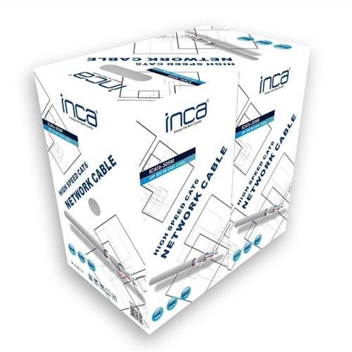 INCA 305metre CAT6 Utp 23AWG CCA Kablo 0.57mm ICAT-305