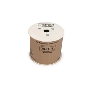 DIGITUS 500metre CAT6 Utp 23AWG Gri Makara Saf Bakır Kablo 0.50mm DK-1613-VH-5-GR