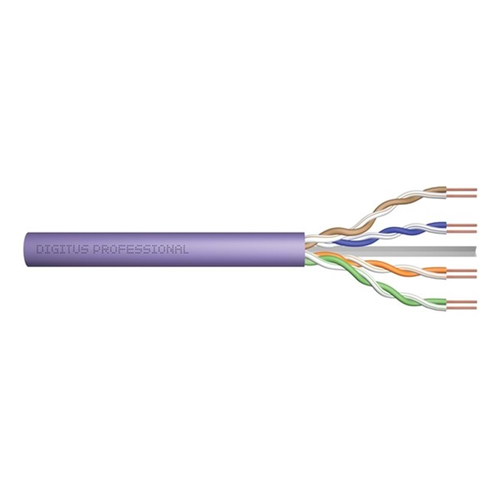 DIGITUS 500metre CAT6 Utp 23AWG Gri Makara Saf Bakır Kablo 0.50mm DK-1613-VH-5-GR