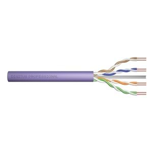 DIGITUS 500metre CAT6 Utp 23AWG Gri Makara Saf Bakır Kablo 0.50mm DK-1613-VH-5-GR