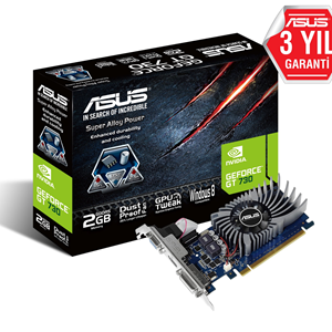 ASUS GT730 2GB SL-2GD5-BRK DDR5 64bit HDMI DVI PCIe 16X v2.0