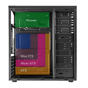 VENTO 750W TA-K61 Standart Mid-Tower PC Kasası