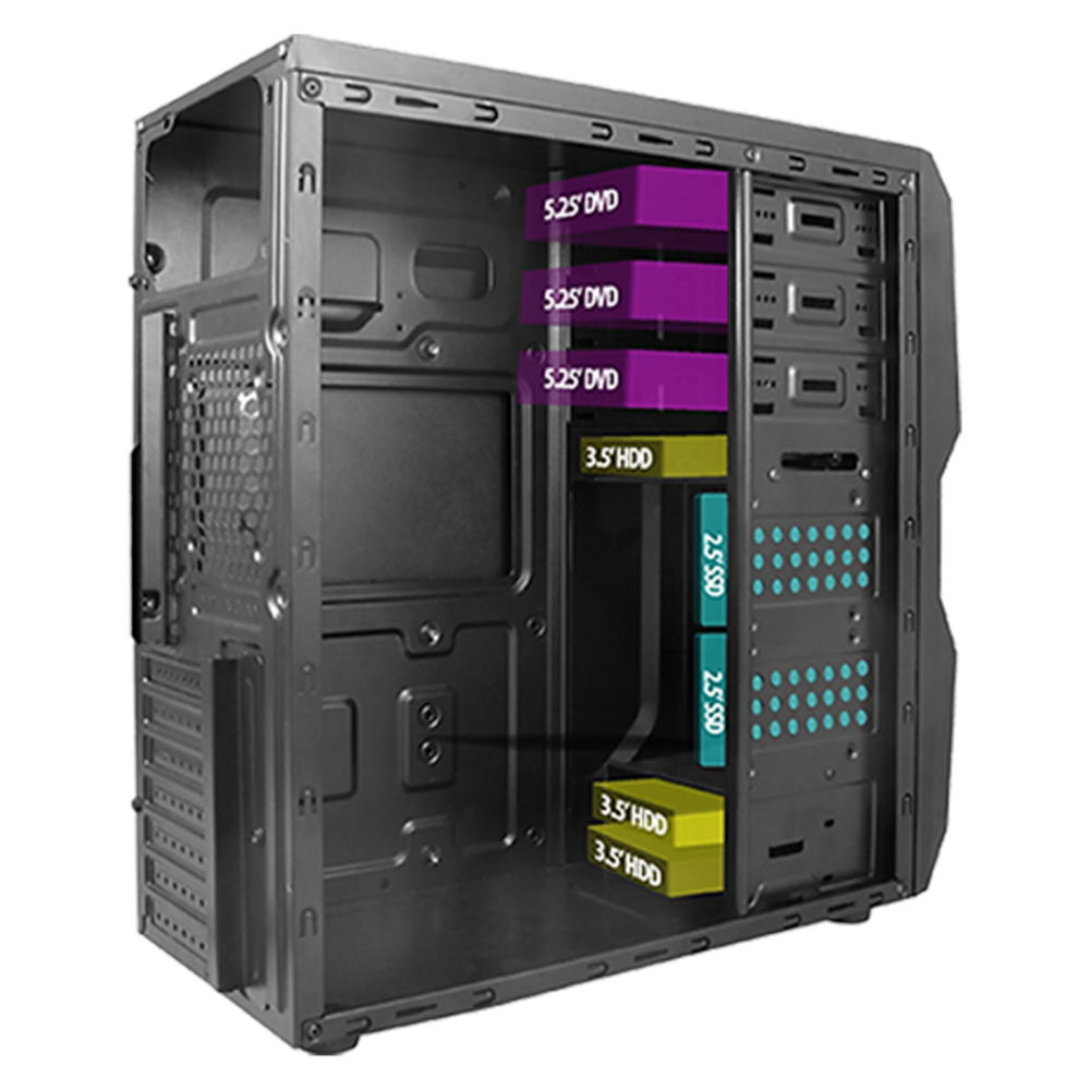 VENTO 750W TA-K61 Standart Mid-Tower PC Kasası