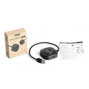 DARK Connect Master X4 DK-AC-USB345 4port USB 3.0 Siyah USB Çoklayıcı Hub