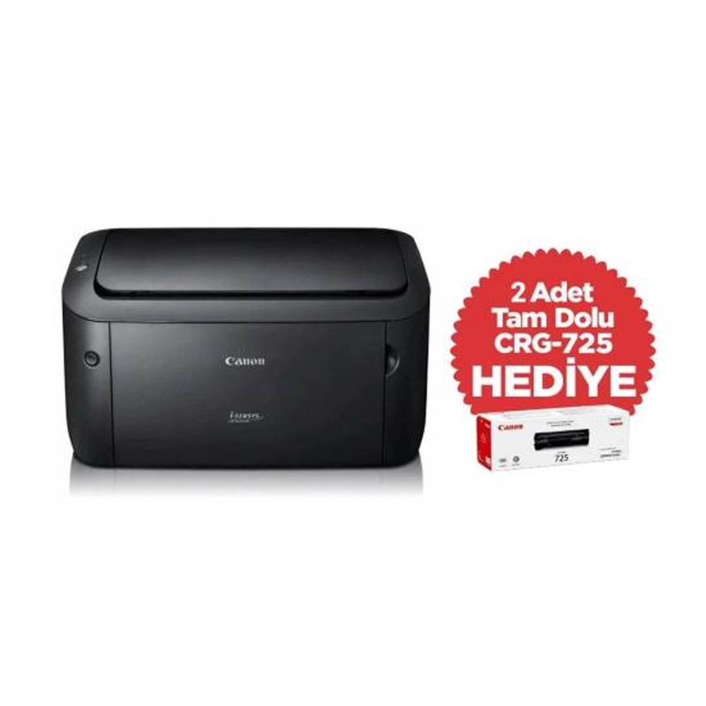 CANON A4 Siyah LBP6030B Laser Yazıcı USB 2.0 Demo+2Tonerli
