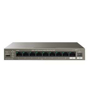 TENDA 8port PoE 102w 1-SFP Gigabit Yönetilemez Switch TEG1110PF-8-120W