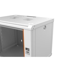 AGER 9U 600x600mm Duvar Tipi Beyaz Kabinet Agena Base AG-AB09U6060B1-A0BB-A-M1