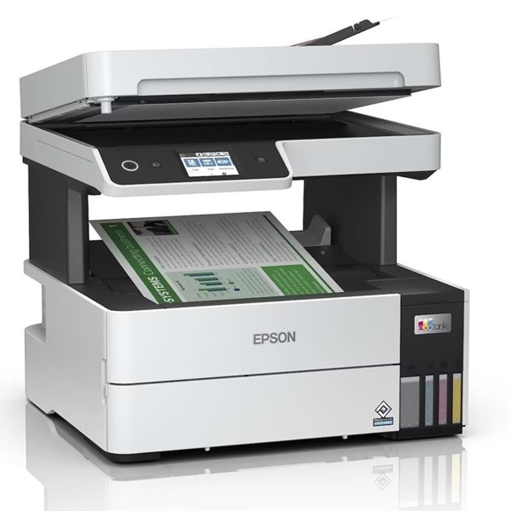 EPSON A4 Renkli L6490 Çok Fonksiyonlu Dublex Tanklı Yazıcı Fax USB 2.0,Ethernet,Kablosuz