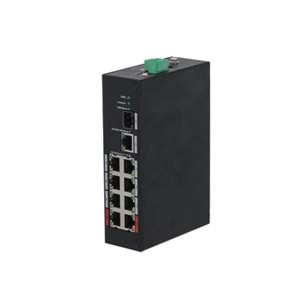 DAHUA 8port PoE 96w 1-SFP/1-Uplink 10/100 Yönetilemez Endüstriyel Switch PFS3110-8ET-96-V2
