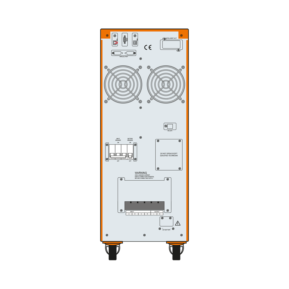 MAKELSAN 10kva Powerpack Se Online Ups Ücretsiz Kurulum 1/1 (16X9AH) (+V.2) K.G.K_PF=1
