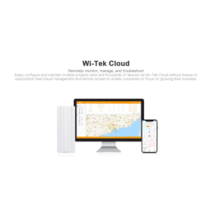 WITEK WI-CPE517 (V2) 16dbi 300mbps 5ghz 5+km Harici Access Point 150 derece