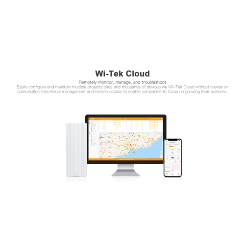 WITEK WI-CPE517 (V2) 16dbi 300mbps 5ghz 5+km Harici Access Point 150 derece