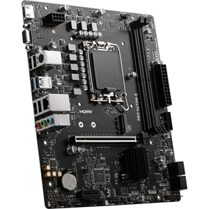 MSI PRO H610M-E DDR5 M2 PCIe NVME HDMI PCIe 16X v4.0 1700p mATX