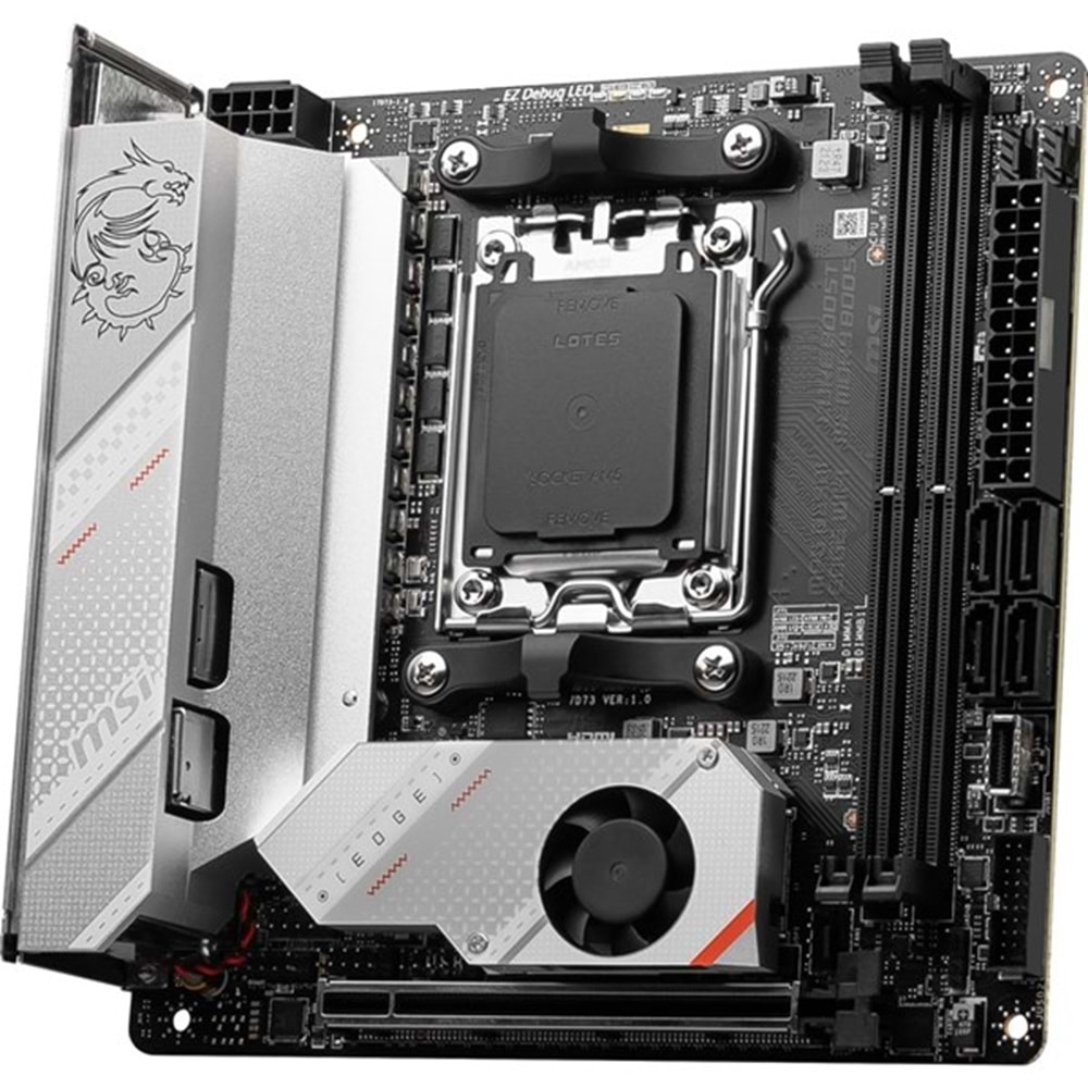 MSI MPG B650I EDGE WIFI-6E DDR5 HDMI DP PCIE 4.0 AM5 mITX