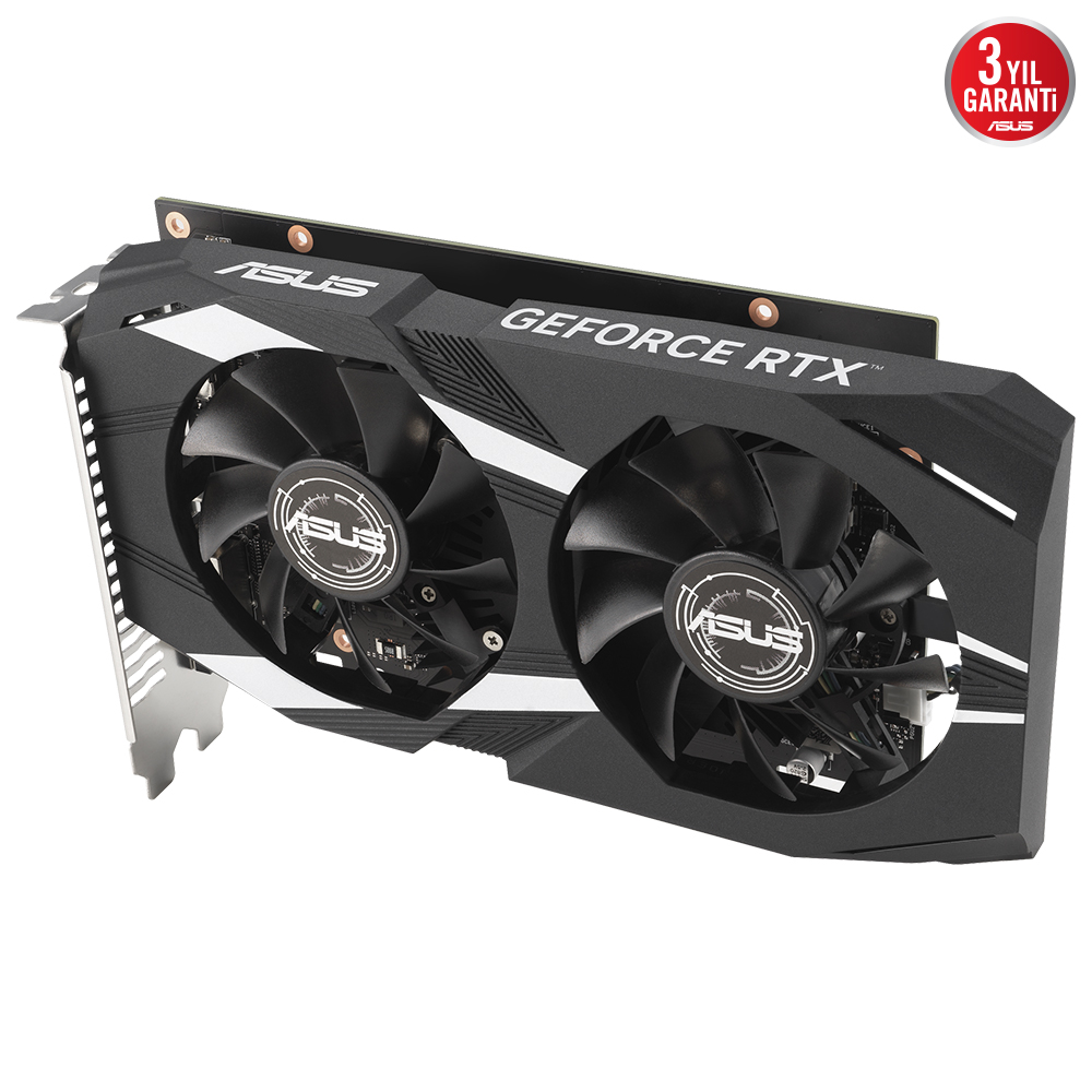 ASUS RTX3050 6GB DUAL RTX3050-O6G GDDR6 96bit HDMI DVI DP PCIe 16X v4.0