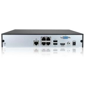 UNV 4kanal PoE 8mp 1-diskli NVR Kayıt Cihazı NVR301-04S3-P4