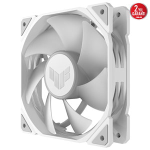 ASUS TUF Gaming TF120 ARGB 120mm Beyaz Soğutucu Kasa Radyatör Fanı