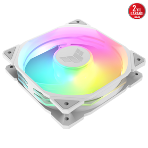 ASUS TUF Gaming TF120 ARGB 120mm Beyaz Soğutucu Kasa Radyatör Fanı