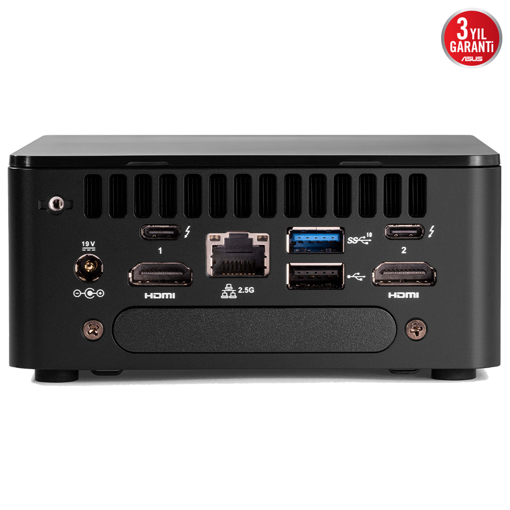 ASUS CORE i7 1260P- RAM DİSK YOK-FDOS MINI PC / NUC12 PRO TALL KIT RNUC12WSHI700002I 90AR00E1-M000J0
