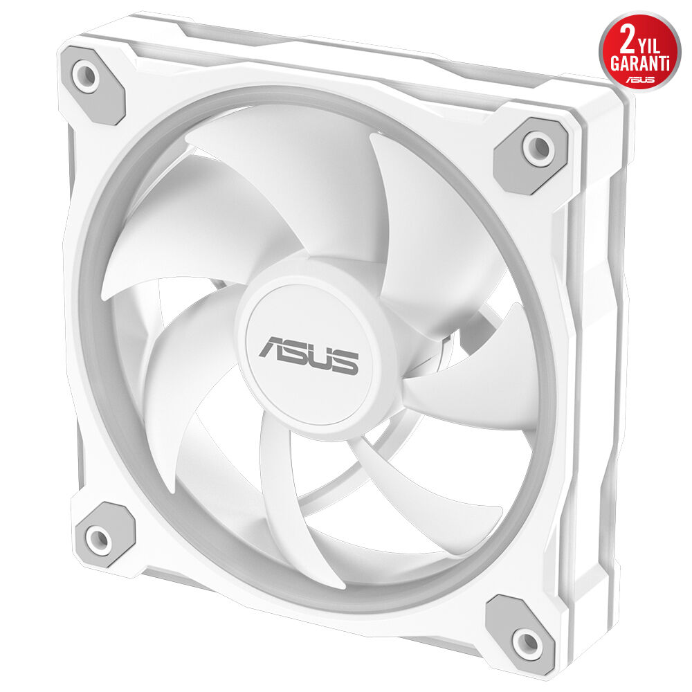 Asus Prime MR120 ARGB 120mm PWM Kasa Fanı - Beyaz / 90DA00I3-B09000