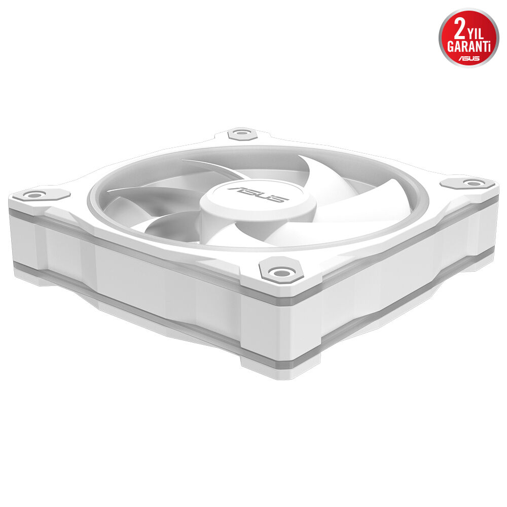 Asus Prime MR120 ARGB 120mm PWM Kasa Fanı - Beyaz / 90DA00I3-B09000