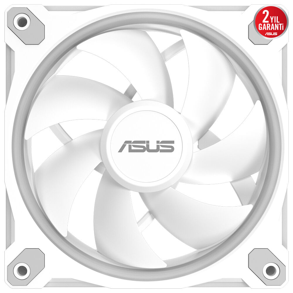 Asus Prime MR120 ARGB 120mm PWM Kasa Fanı - Beyaz / 90DA00I3-B09000