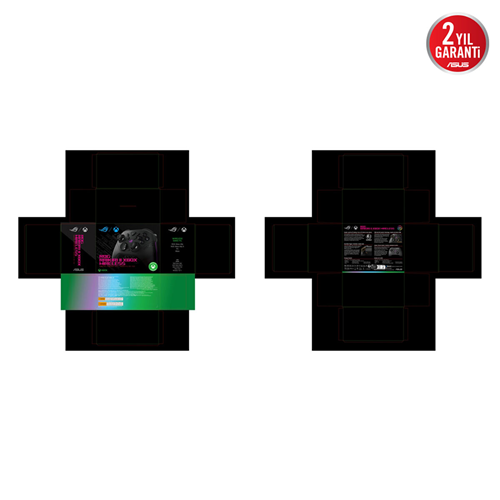 ASUS ROG Raikiri II GX501 Xbox ve PC Uyumlu RGB Kablosuz Gamepad