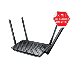 ASUS RT-AC1200 Wıfı5 AC1200 Gigabit Dual Band Router
