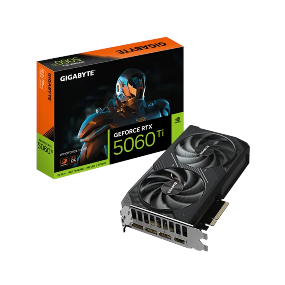 GIGABYTE 8GB RTX5060TI WINDFORCE OC GV-N506TWF2 OC-8GD GDDR7 128bit PCIE 5.0