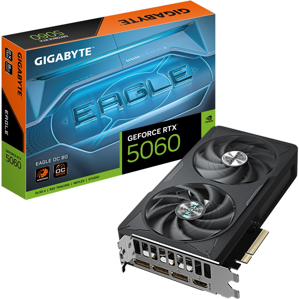 GIGABYTE 8GB GV-N5060EAGLE OC-8GD GDDR7 128Bit HDMI-DP PCIe 5.0