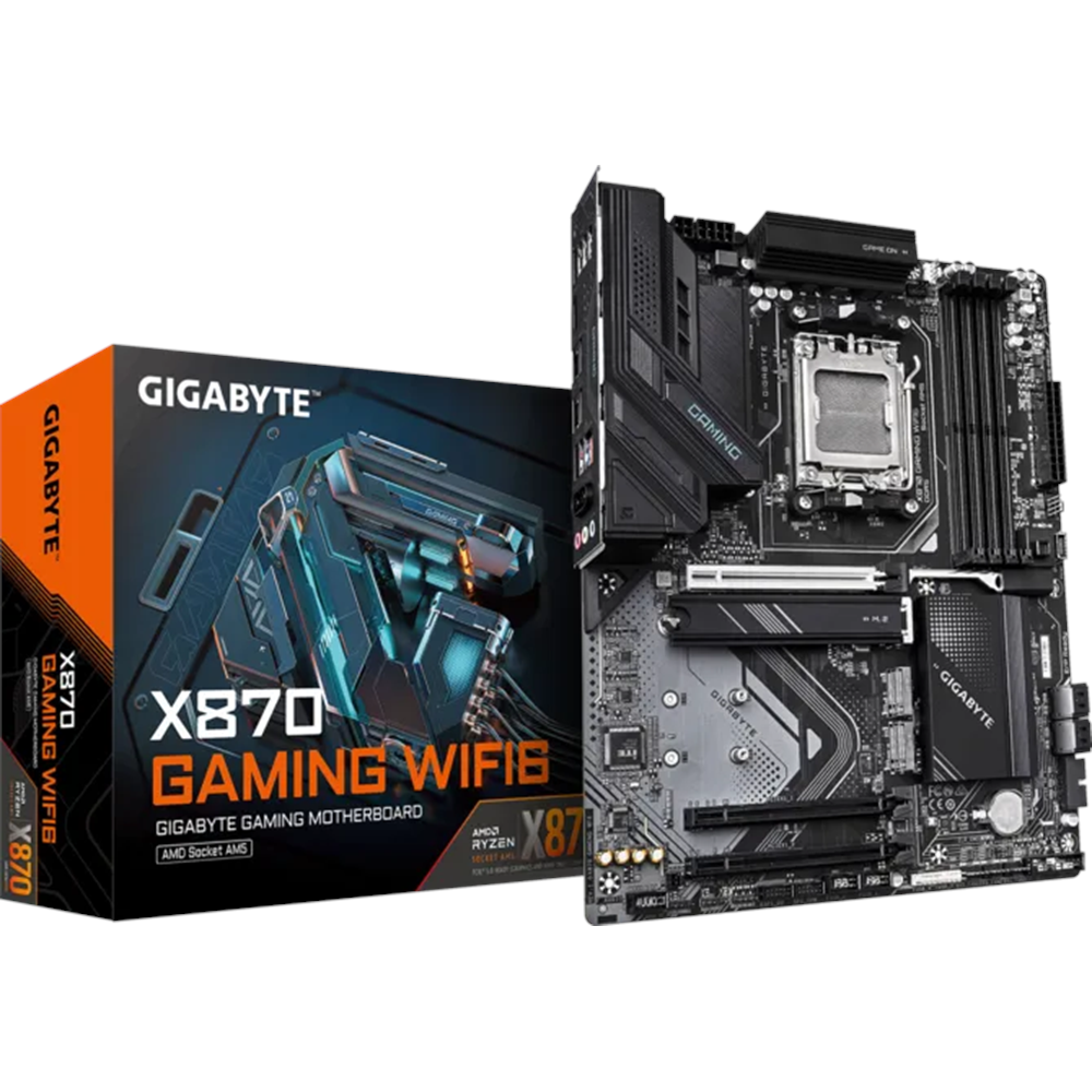 GIGABYTE X870 GAMING WIFI6 HDMDP TYPEC PCIE 5.0 AM5 ATX